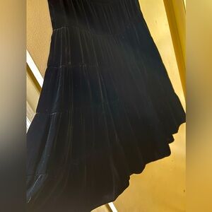 Vintage Y2K tiered velvet skirt NWT